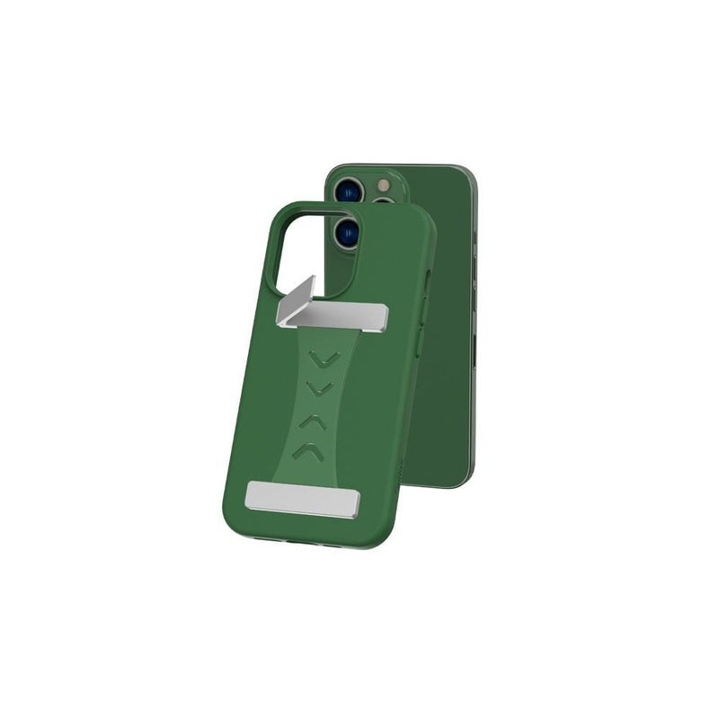 Value Grip Stand Strap - Green and Gray